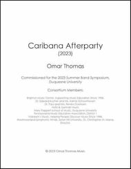 Caribana Afterparty Concert Band sheet music cover Thumbnail